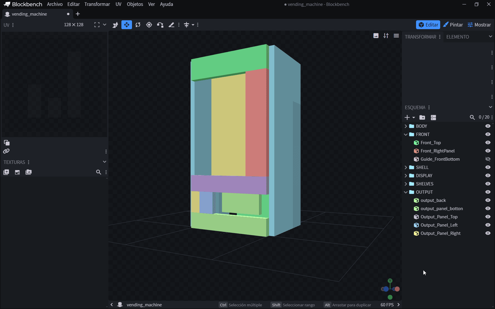 Modelado 3D en Blockbench para NeoForge